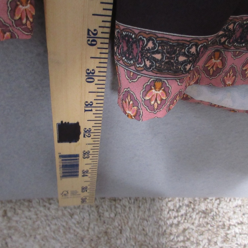 Three Bird Nest Pink and Brown Wide Leg Pants - Picture 8 of 14